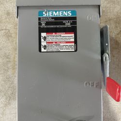 Siemens General Duty 30 Amp Enclosed Safety Switch