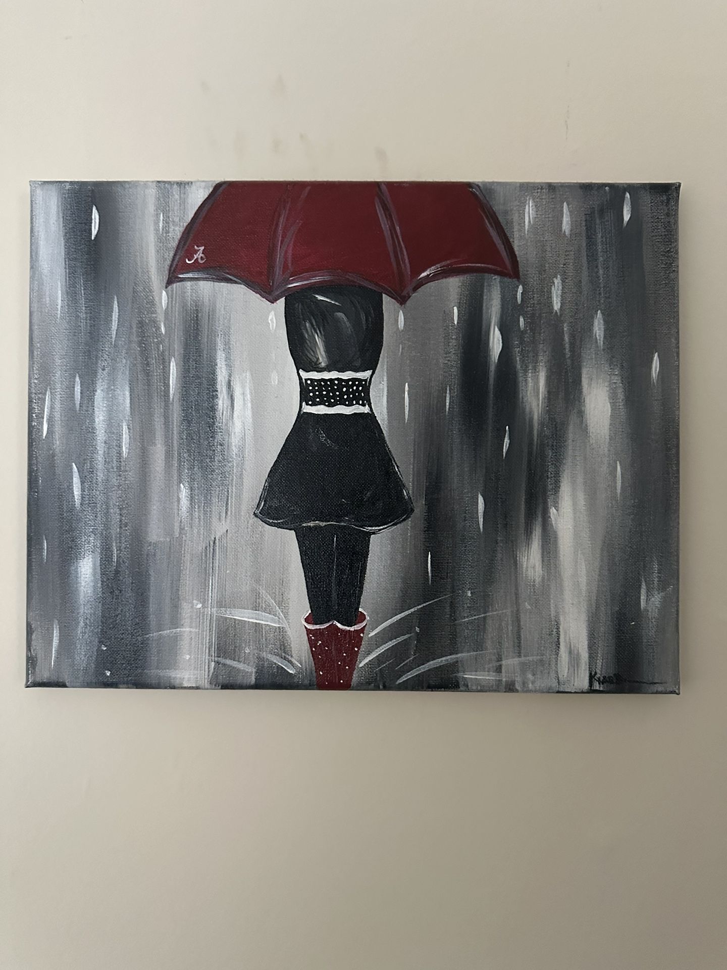Handmade canvas painting