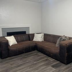 Leather Sofa 
