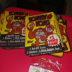 Nintendo Donkey Kong Sealed Pack Cards