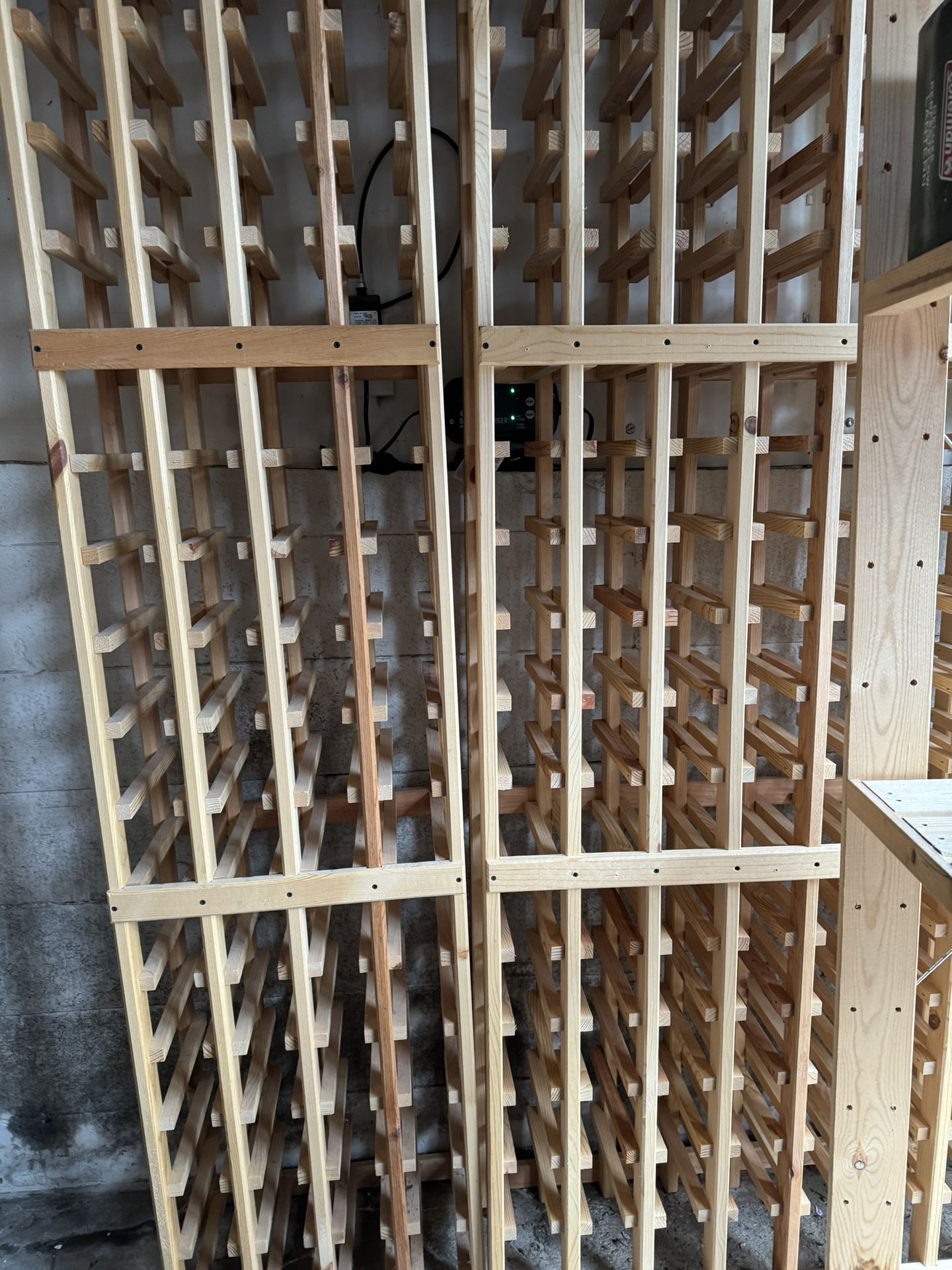 InstaCellar - 8 Column Standard Wine Rack, Already Assembled, 144 bottles