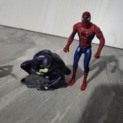 Spiderman And Venom Figures 