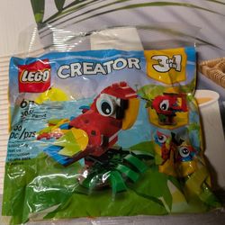 LEGO Creator 3-in-1 Parrot Building Toy (30581)