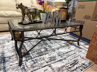 Ashley furniture coffee table and two end tables