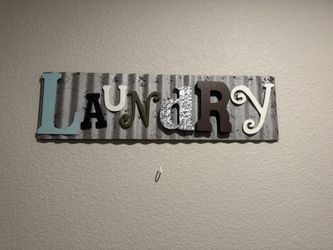 Laundry Wall Hanging Picture 