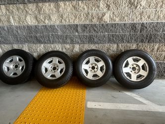 17” Tires With Caps