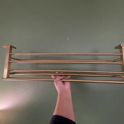 Gold Towel Rack