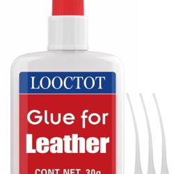 30g Leather Glue,Glue for Leather Repair, Super Instant Glue Used for Bonding Between Leathers, Leather and Other Materials,Quick-Dry Waterproof Clear