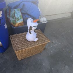 Free Basket, Sleeping Bags And Bag Of Clothes 