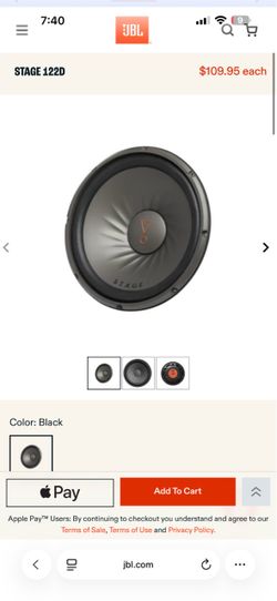 Jbl 12 in subs
