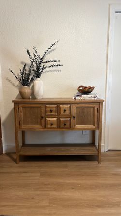 Wood Entry  Table Sideboard