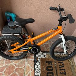 Kids 18" Orange BMX Bike w/ Dual Brakes