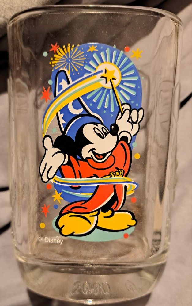 Walt Disney World Mickey Anniversary 2000 Glass Epcot Center McDonalds