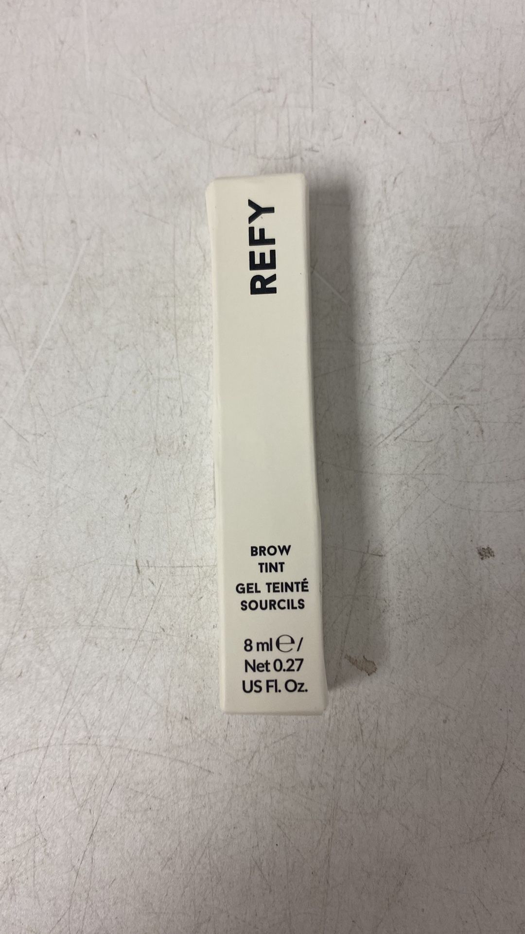 refy brow tint, soft brown