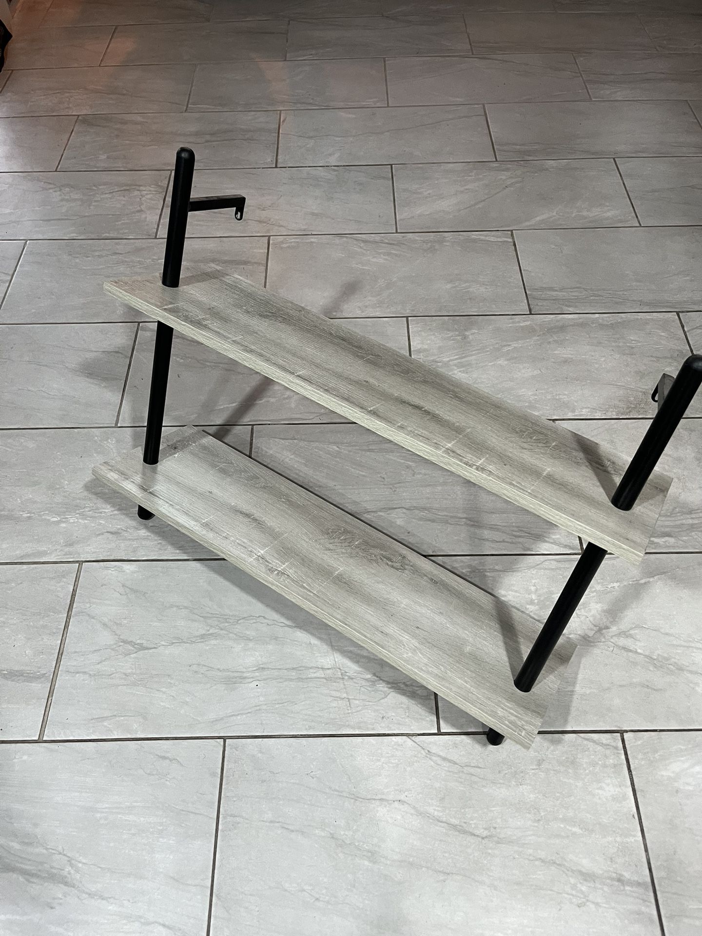 Modern 2 Story Shelf 