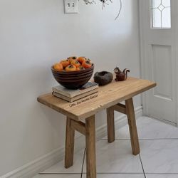 Earthy Nature Elements Home Styled Side Table/Coffee Table/Kid’s Desk 