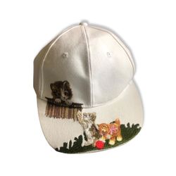Adorable embroidered Kitty Cat Cap