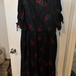 Torrid, Long Black Dress, 2X