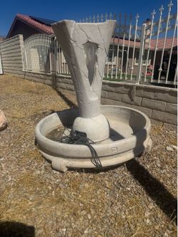 Large yard fountain