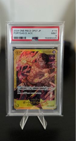 One Piece CCG 2024 Portgas D Ace OP07 PSA 9