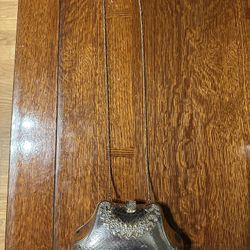 Silver Hard Body Clutch Bag