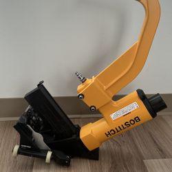 Bostitch Flooring Nail Gun + Rolling Base
