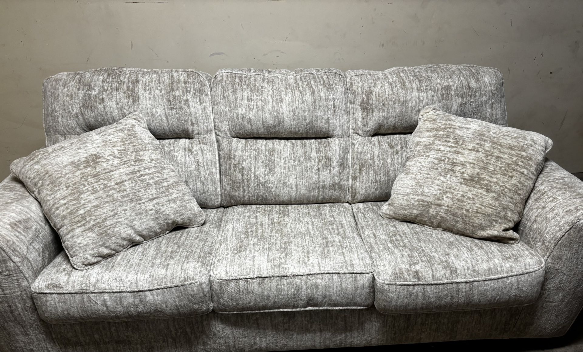 Ashley Teddy Bear Sofa + Loveseat Combo