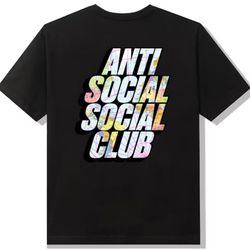 Anti Social Social Club Drop A Pin T-shirt Black