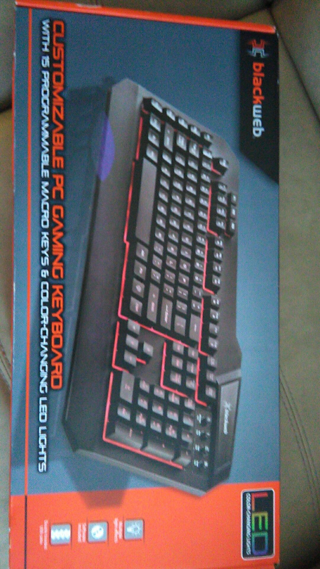 Blackweb LED Gaming Keyboard Software Included