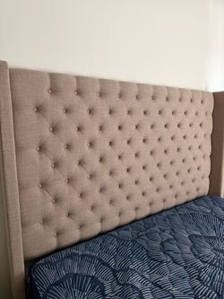 Upholstered King size bed