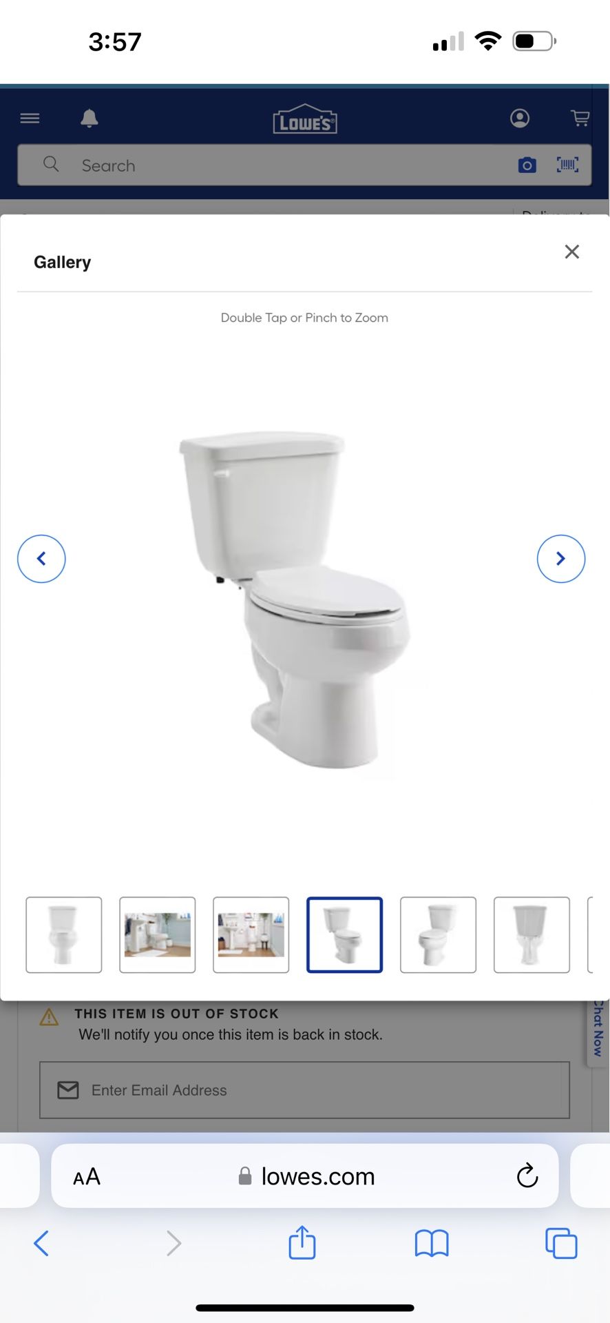 Mansfield VX1 White Round Standard Height 2-piece WaterSense Toilet 12-in Rough-In 1.28-GPF