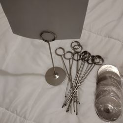 12 - 8 Inch Table Number Card Holder 