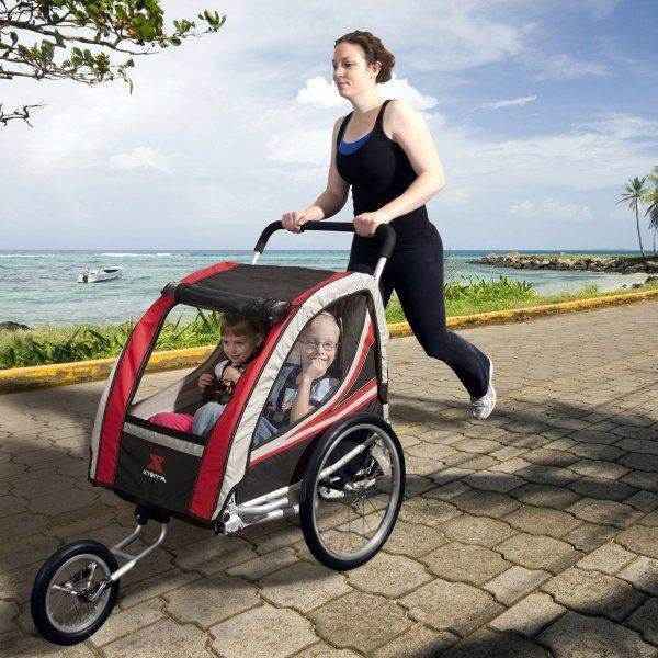 XTERRA Ogden Bicycle bike trailer convertible to jogging trailer xlnt