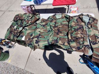 Military Woodland camouflage BDU's