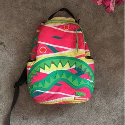 Pink Sprayground Backpack 