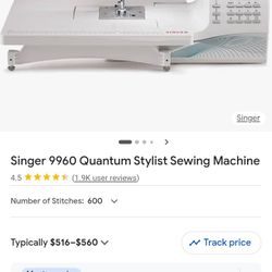 Singer Quantum 9960