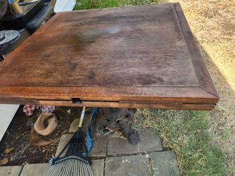 Oak Wood Drop Leaf Table 