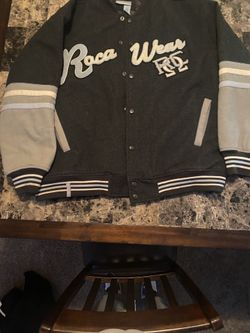 Roca Wear Wool letterman jacket