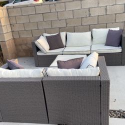 Modern Sectional Patio Set