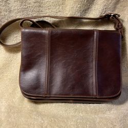 Liz Claiborne Brown Fold over Bag