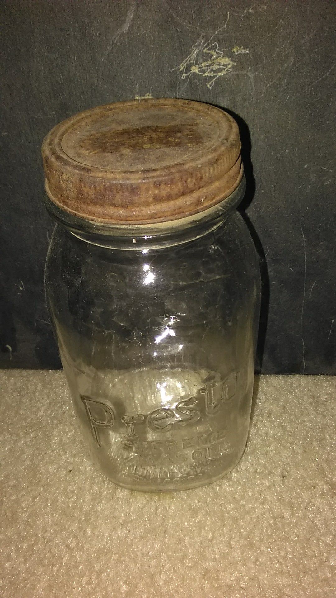 Presto Supreme Mason duraglass canning jar