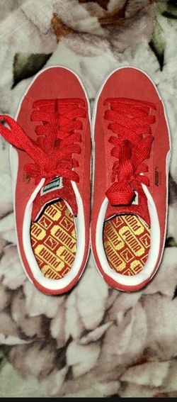 Puma Red Suede Size 8.5