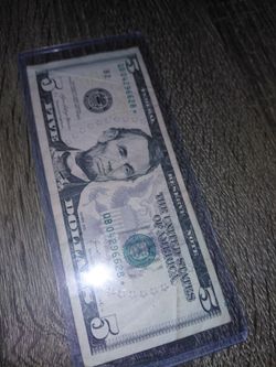 $5 starnote