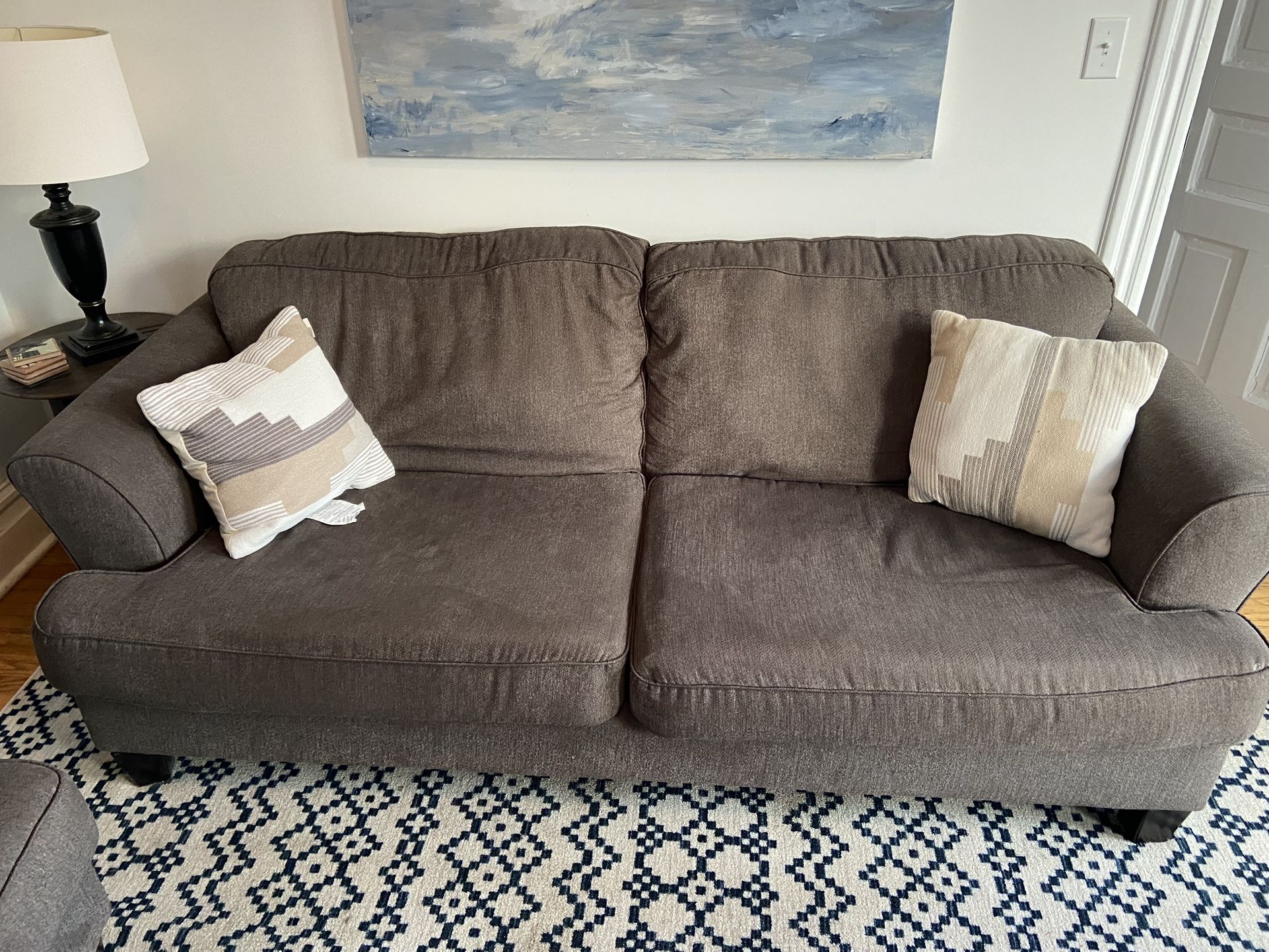 Dark Gray Sofa and Live Seat 