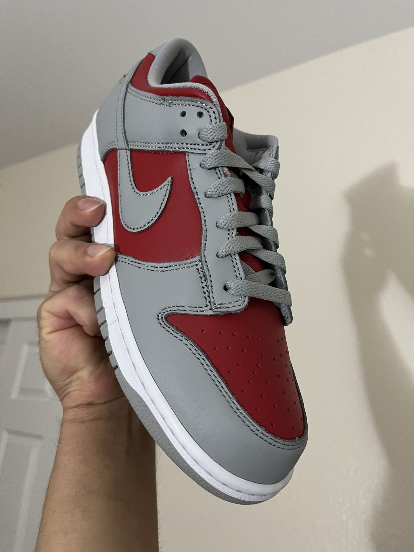 Red and Gray Sneakers with extra laces Nike SB Dunk Low Pro Concepts Red Lobster Size 10 9/10 No  main image 4