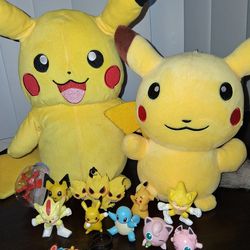 Pickachu Bundle figures/plushies