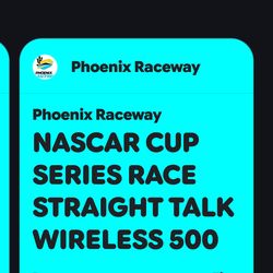 2 Nascar Grandstand seats for Sunday March 8th!