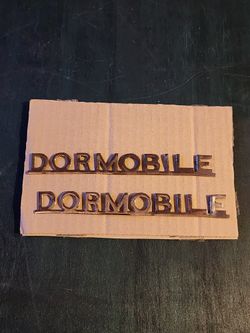 Land Rover Defender Dormobile OEM Authentic Name Plates