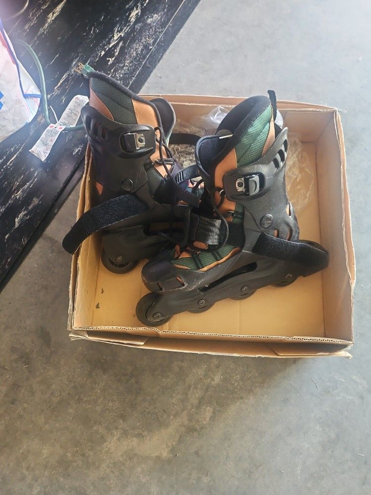 Rollerblades.
