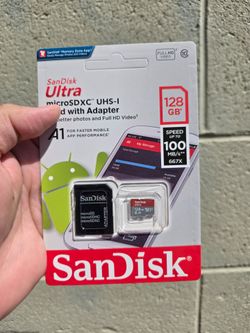 SanDisk  micro sd card 128GB